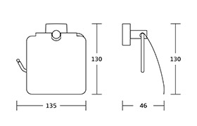 18100 Square Base China Wholesale Zinc Alloy Chrome Plated Wall Mounted Bath Hardware Set