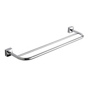 18100 Square Base China Wholesale Zinc Alloy Chrome Plated Wall Mounted Bath Hardware Set