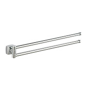 18100 Square Base China Wholesale Zinc Alloy Chrome Plated Wall Mounted Bath Hardware Set