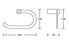 18700 Bathroom Accessories Zinc Alloy Wall Mounted Chrome Bathroom Fittings Hardware Set