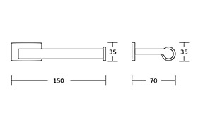 19100 Chrome Finished Brass Bathroom Accessories Sets For Hotel Project