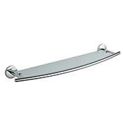 20300 Simple Round Base Bathroom Design Zinc Alloy Chrome Bath Accessory