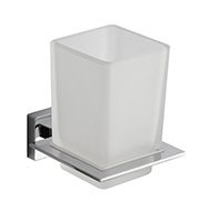 20700 Germany Wall Mounted Zinc Alloy Gold Plating Square Bathroom Accessories Set