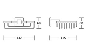 21100 Modern Design China Manufacture Zinc Alloy Chrome Finishing Wall Mounted Bathroom Accessories Set