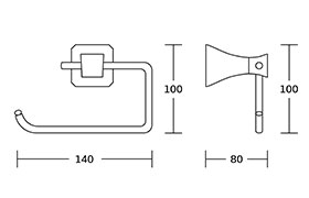 22300 Bathroom Accessories Set