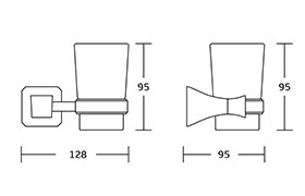 22300 Bathroom Accessories Set