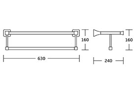 22300 Bathroom Accessories Set