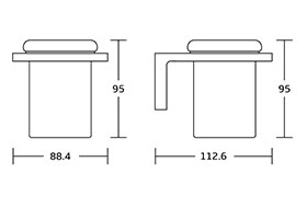 26000 Germany Wall Mounted Zinc Alloy Gold Plating Square Bathroom Accessories Set