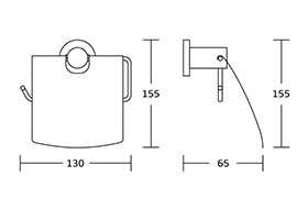 50100 Simple Design Luxury Chrome Finishing For Bathroom Accessories Fitting Set