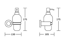 50100 Simple Design Luxury Chrome Finishing For Bathroom Accessories Fitting Set