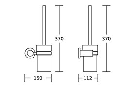 50100 Simple Design Luxury Chrome Finishing For Bathroom Accessories Fitting Set