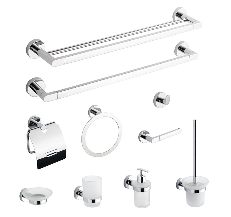 6 piece bathroom accessory set