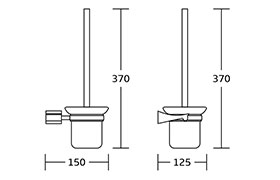 50600 Chrome New Design Square With Zinc Material Bath Bathroom Accessories Set