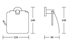 50700 Popular Simple Design Round Base Zinc Alloy Bath Hardware Set