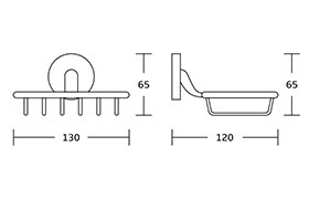 50700 Popular Simple Design Round Base Zinc Alloy Bath Hardware Set