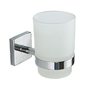 50800 New Square Design Zinc Alloy Chrome Hardware Toilet Bath Accessories , Hotel Bathroom Accessories Set