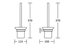 50800 New Square Design Zinc Alloy Chrome Hardware Toilet Bath Accessories , Hotel Bathroom Accessories Set