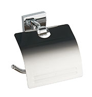 50800 New Square Design Zinc Alloy Chrome Hardware Toilet Bath Accessories , Hotel Bathroom Accessories Set