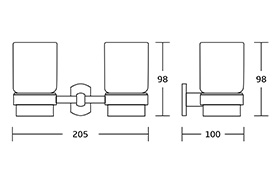 60100 Bathroom Accessories Set