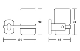 60500 Bathroom Accessories Set