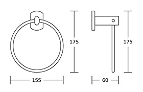 60500 Bathroom Accessories Set