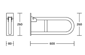 7W009 U-shaped Handrail