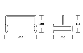 7W018 Urinal Handrail