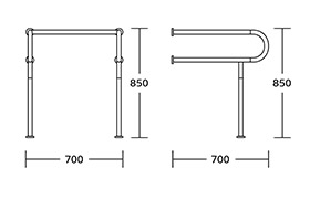 7W020 The Sink Handrail