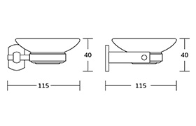 80200 China Wholesale Good Quality Chrome Finished Bath Accessories