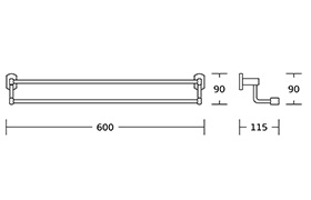 80200 China Wholesale Good Quality Chrome Finished Bath Accessories