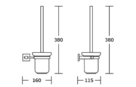 80500 Factory Direct Supplier B Rass Bathroom Accessory Sets