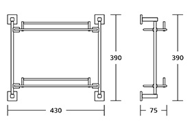 80500 Factory Direct Supplier B Rass Bathroom Accessory Sets