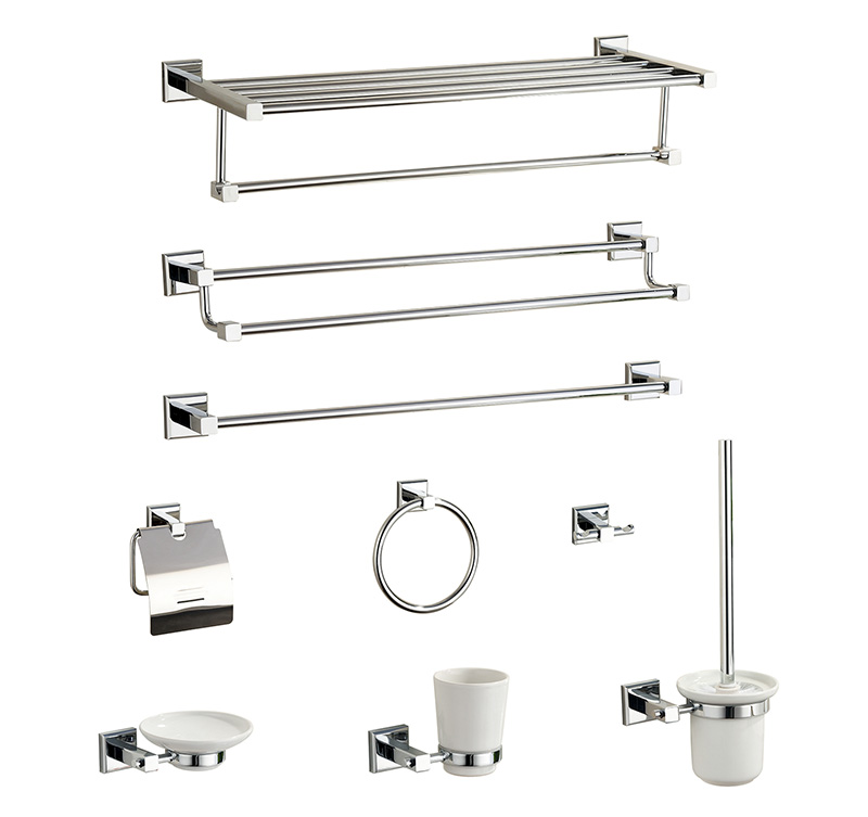 80500 Factory Direct Supplier B Rass Bathroom Accessory Sets