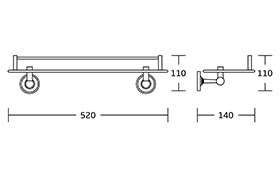 90700 Bathroom Accessories Set