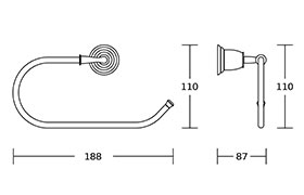 90800 Bathroom Accessories Set