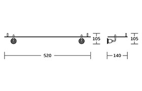 90800 Bathroom Accessories Set