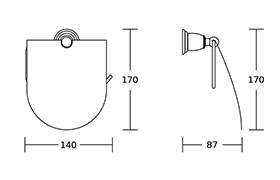 90800 Bathroom Accessories Set