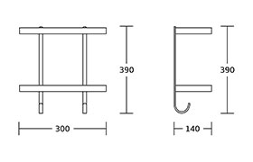 WT-1826 Corner Basket