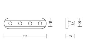 WT-20335-4 4 Hooks