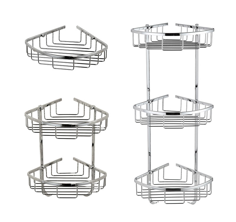 WT-512 Bathroom corner Basket Shower Basket Shampoo Soap corner Storage Basket Bathroom Accessories