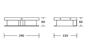 Bathroom Corner Basket Size