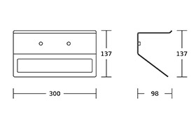 WT-552 Bathroom Shelf