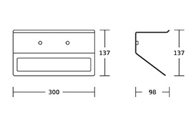 WT-552 Bathroom Shelf