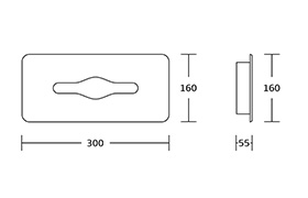 WT-6609 Toilet Paper & Roll Holder