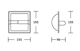 WT-6709 Toilet Paper & Roll Holder