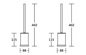 WT-882 Toilet Brush Holder