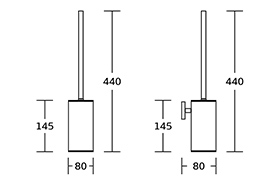 WT-877 Toilet Brush Holder