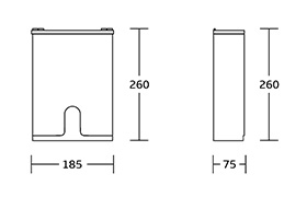 WT-8801 Toilet Paper & Roll Holder