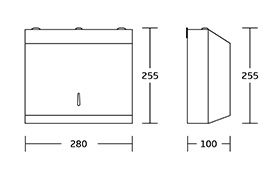 WT-8802 Toilet Paper & Roll Holder