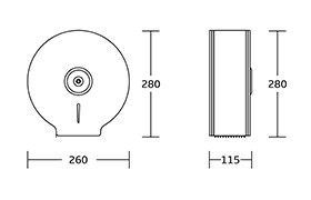 WT-8805 Toilet Paper & Roll Holder